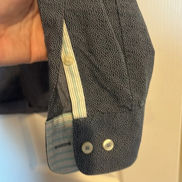 Original Penguin men’s blue long sleeve button down shirt size 16 - Picture 5 of 10